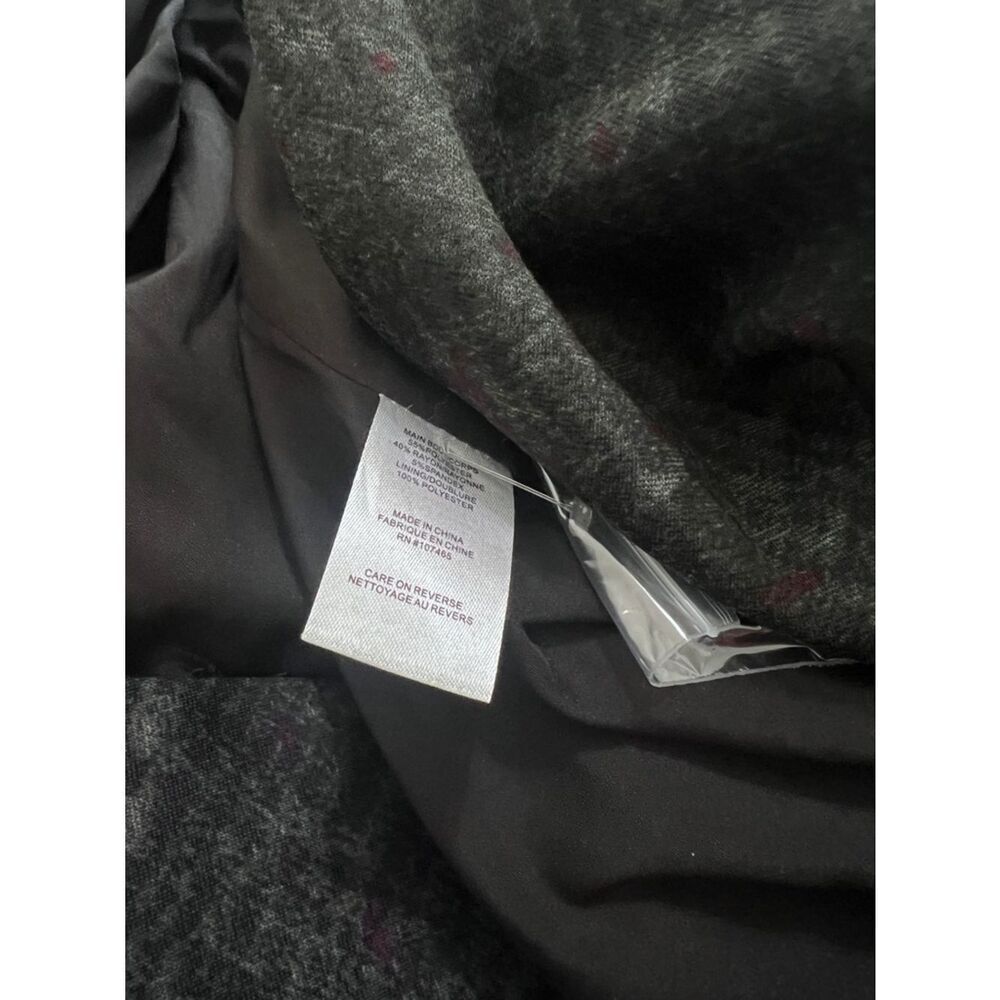 NWT G BY GUSTAVO ARANGO GRAY BLAZER COAT JACKET SZ 4 WOMEN - Picture 9 of 9
